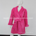 Herz Emboss Coral Fleece Robes